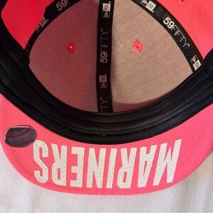 Rare Seattle Mariners Hot Pink 59FIFTY New Era Women’s Fitted Size 7 1/4 Hat